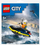 Set ndërtimi Lego City Police Jet Ski, lodër me lego për me bo, shumëngjyrësh
