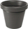 Vazo lulesh Lamela Agawa Chisel, fi 39 cm, plastike rezistente ndaj ngricës, antracit