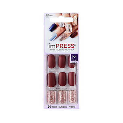 Set thonjë KISS imPRESS 71120, 30 copë