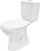WC kompakt Cersanit President, ulëse duroplast, shkarkim vertikal, e bardhë