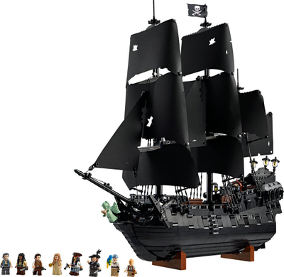 Set ndërtimi Pirate Ship Captain Jack Sparrow, model dekorativ, për të rritur, shumëngjyrësh