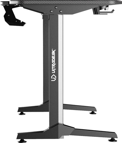 Tavolinë Ultradesk Frag, e zezë / gjelbër