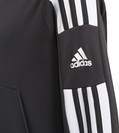 Bluzë me kapuç adidas Squadra 21 Youth GK9544, për kalamaj, poliester, e zezë