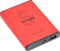 Powerbank Puridea S12, 5000mAh, 5V 2A, i kuq