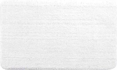 Tapet banjo Metropolis Microfiber, 45x75 cm, me fije metalike, i bardhë
