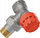 Valvul termostatike e drejtë Comap D3805E, 1/2", me pararregullim, e nikluar
