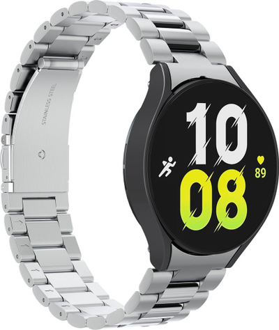 Rrip ore Spigen Modern Fit 316L për Samsung Galaxy Watch6 44mm, çelik inoksi, argjend