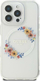 Mbulesë telefoni Guess GUHMP16SHFWFCT, iPhone 16 6.1", MagSafe, transparente me lule