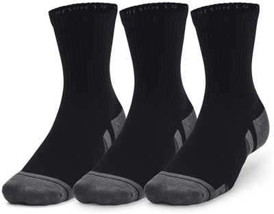 Çorape Under Armour 1379530-001, pambuk i përzier, të zeza