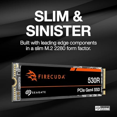 SSD M.2 Seagate FireCuda 530R, 1TB, PCI Express 4.0 NVMe, 3D TLC
