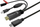 Kabllo USB-C në HDMI Vivolink PROUSBCHDMIUSBB5 CHARGE, 4K, me USB për prekje, e zezë