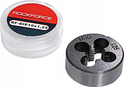 Prerës fileti ROCKFORCE Metric Socket Die M10x1.25, diametër 30 mm