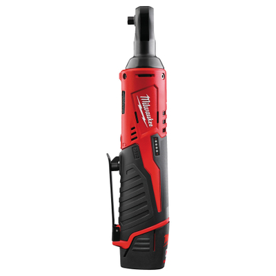 Çelës ratchet me bateri Milwaukee 4933441720, 12V Li-Ion, 3/8", i kuq