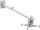 Mbajtës muri për projektor Vision TM-ST2, short throw, krah teleskopik 930-1530 mm, gri