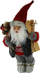 Figurinë dekorative Christmas Gifts Santa Doll, 30 cm, Babagjysh me rroba tradicionale, shumëngjyrëshe