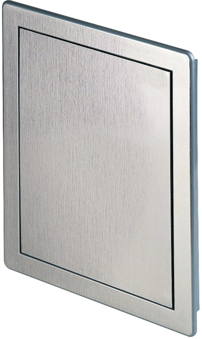 Panel inspektimi Awenta DT11, 150 x 200 mm, plastikë ABS, ngjyrë argjendtë