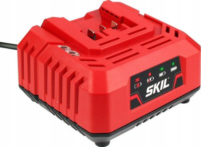 Karikues baterie Skil CHARGER 3122AA, 18V, 2.4A, i kuq