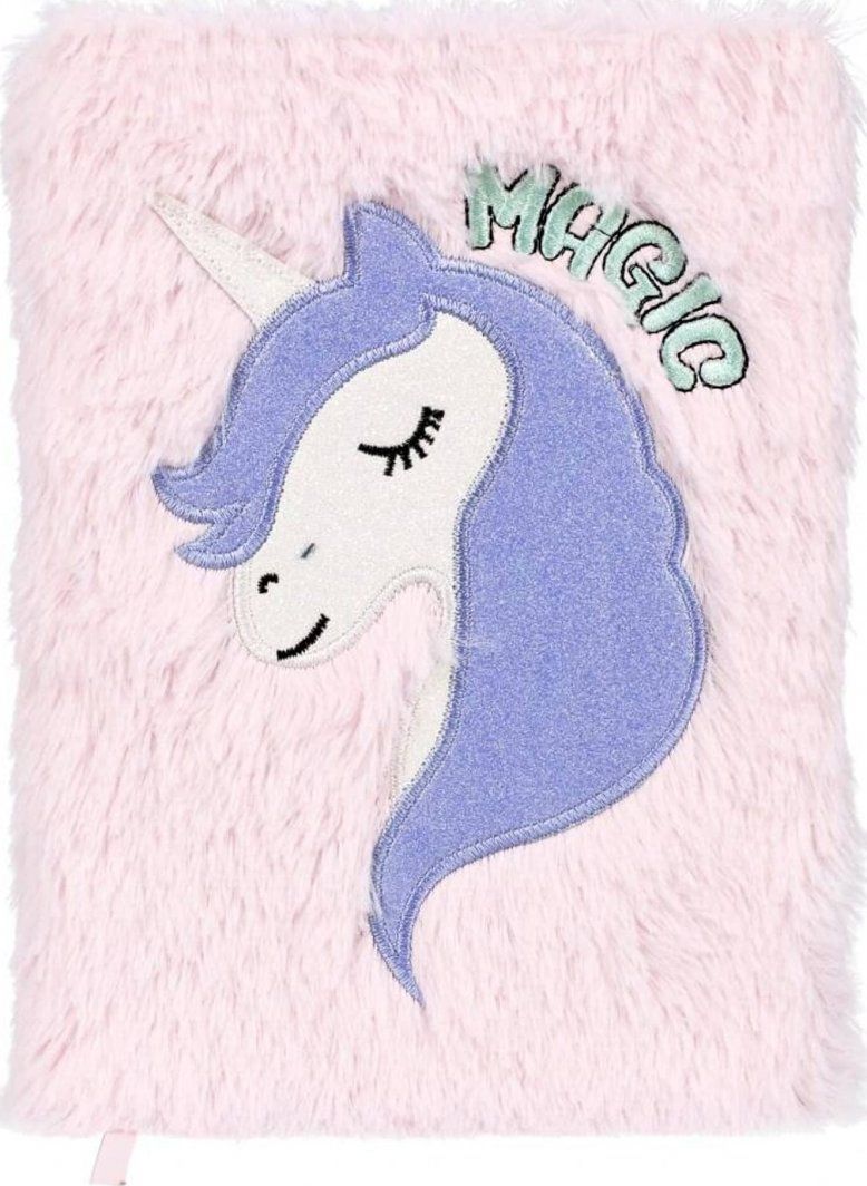 Fletore Starpak Notes Plush Pastel Unicorn, A5, me vija, shumëngjyrëshe