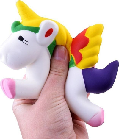 Lodër antistres me shkumë Pegasus Horse ZA2620, squishy, shumëngjyrëshe