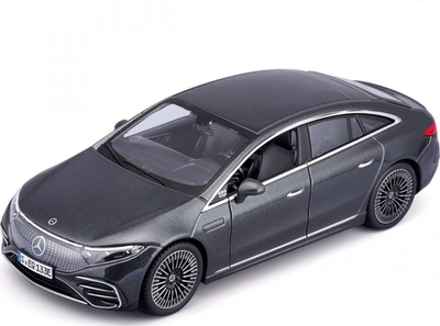 Makina model Mercedes-Benz EQS Maisto, diecast 1/27, edicion special, gri metalike