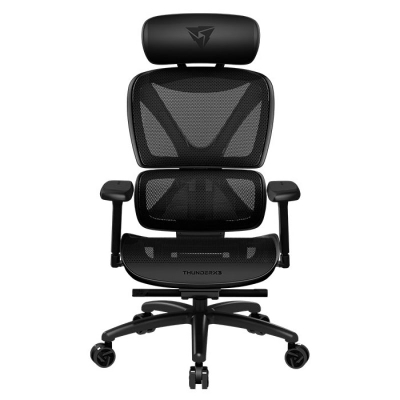 Гејминг столица ThunderX3 XTC Mesh, ергономска, дишлива мрежа, црна