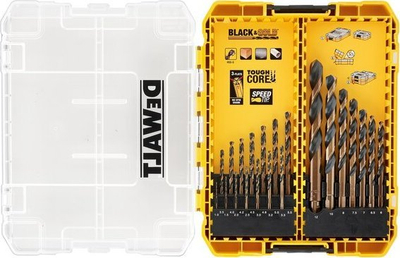Set spiralësh metalike Dewalt HSS G DT70755 QZ, 21 copë