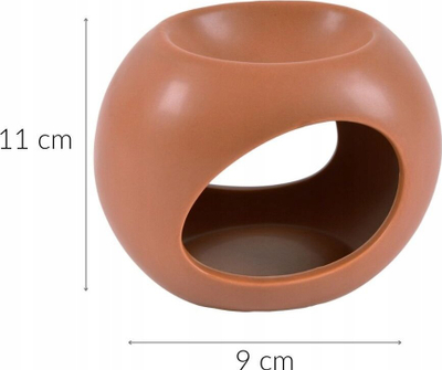 Ароматичен керамички согорувач Boltze Orbe, 13cm, теракота