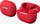 Kufje pa tela Defunc Earbuds True ANC D4353, in-ear, me kuti karikimi, të kuqe