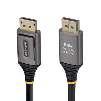 Kabllo DisplayPort StarTech.com DP21V 50C DP54, 0.5m, 54Gbps, e zezë
