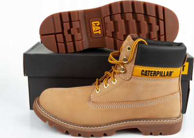 Çizme Caterpillar Colorado 2.0, lëkurë, shollë gome, kafe