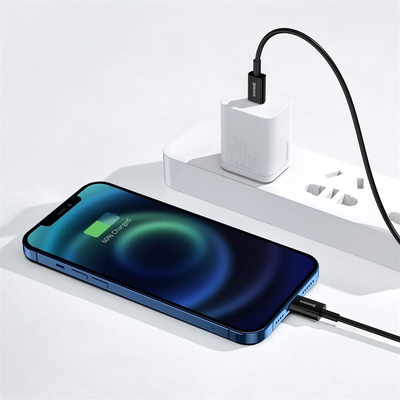 Kabllo BASEUS Superior Series USB-C - Lightning, 20W, 2m, e zezë