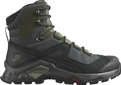 Çizme hiking Salomon Quest Element GTX M 414571, membran Gore Tex, për meshkuj, jeshile e zezë