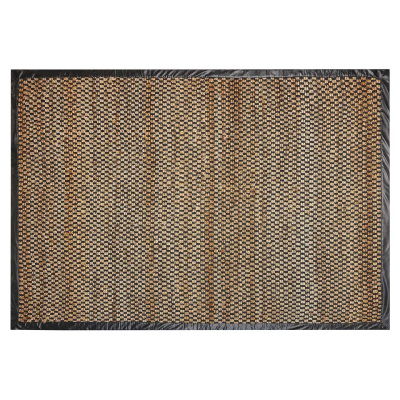 Tapet GERCE Jute, 140 x 200 cm, material jute, e zezë bezhë