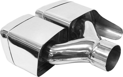 Fund auspuhi Mercedes E63 W212, 250x90mm, hyrje 67mm, metalik