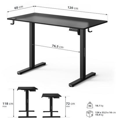 SENSE7 NOJO Light Електрично Биро