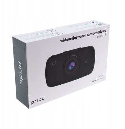 Камера за автомобил Prido I9, 4K, GPS Wi Fi, црна