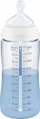 Шише за бебиња NUK First Choice+, 240 ml, стаклено, бело