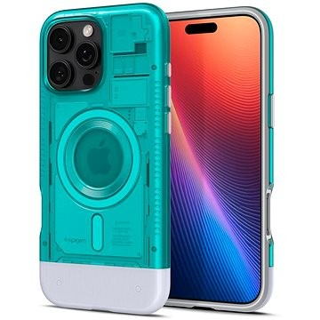 Mbrojtëse telefoni Spigen Classic C1 MagSafe për iPhone 16 Pro, Bondi Blue