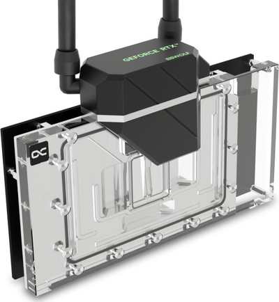 Ftohës uji për kartë grafike Alphacool Eiswolf 2, radiator 360 mm, ARGB, i zi