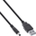 Kabllo energjie USB InLine, USB A në DC 4.0x1.70mm, 5V, e zezë