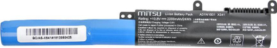 Bateri laptopi Mitsu Asus X541, 10.8V, 2200mAh, blu me të zezë
