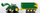 Lodër traktor Siku John Deere 1843, 1:87, metal plastike, jeshile