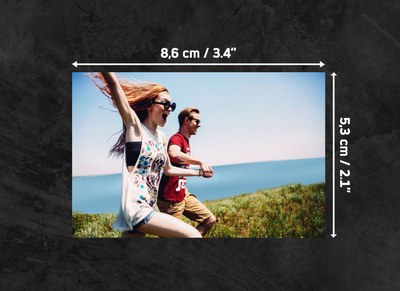 Letër fotografike AgfaPhoto Realipix Mini, 54x86mm, 20 fletë, e bardhë