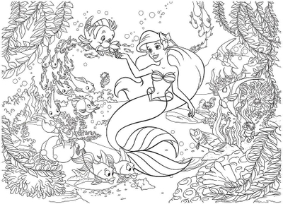 Puzzle dyanshëm Lisciani Double Sided Mermaid