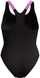 Kостим за капење Speedo HyberBoom Splice Racerback, за жени, црн со розова
