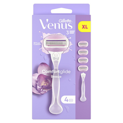 Brisqe për rrojë Gillette Venus ComfortGlide Breeze+ 4 koka zavendsuese