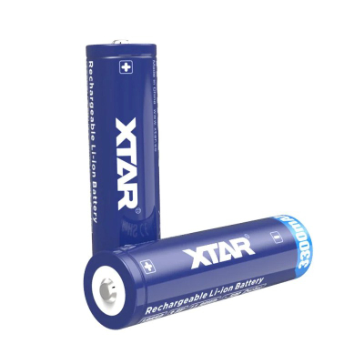Bateri rikarikueshme XTAR 18650, Li-ion 3300mAh, 3.6V, blu