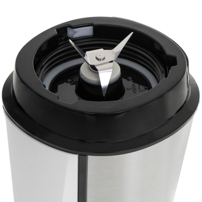 Blender personal Adler AD 4081, 2 shishe, funksion copëtimi akulli, argjendtë