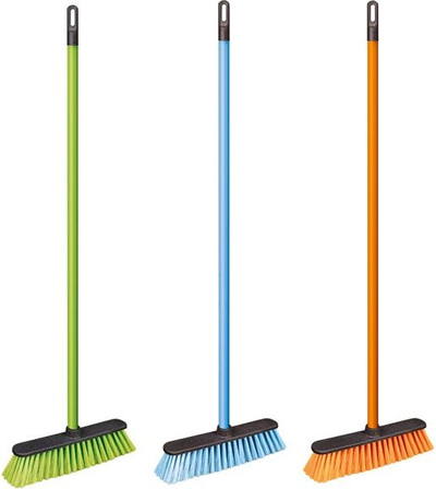 Fshesë dyshemeje Yor AZUR, me bisht, me fije plastike, shumëngjyrëshe