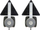 Set drita të pasme për rimorkio AMiO 02095, LED, me magnet 7-pin, të kuqe